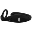 Вибростимулятор простаты с эрекционным кольцом Black Velvets Cock Ring With RC Butt Plug, черный - Фото №3