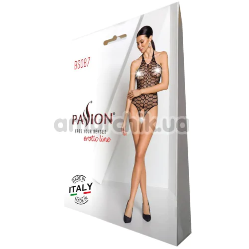 Боді Passion Free Your Senses Erotic Line BS087, чорне