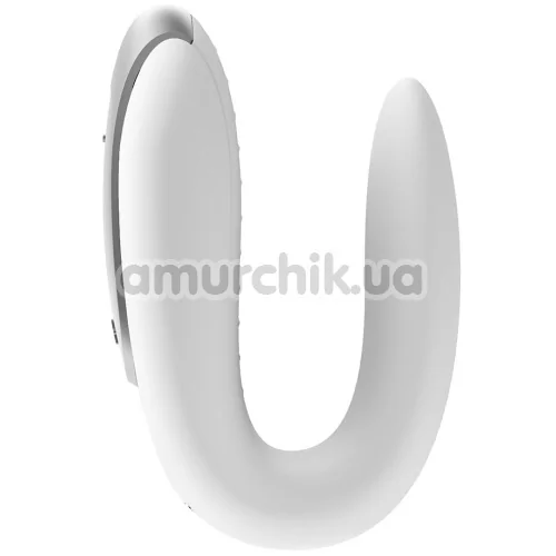 Вибратор Satisfyer Double Fun Partner Vibrator, белый