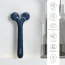 Ультразвуковий масажер для обличчя Geske Sonic Facial Roller 4 in 1, синій - Фото №8