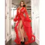 Пеньюар Star Night Sensual Feather Night Robe, красный - Фото №8