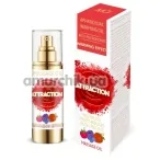 Массажное масло с феромонами Aphrodisiac Warming Massage Oil Attraction Red Fruits с согревающим эффектом - красные фрукты, 30 мл - Фото №1