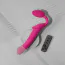Безремневой страпон с вибрацией Strap-On-Me Vibrating Bendable Strap-On L, розовый - Фото №7
