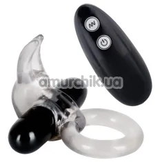 Віброкільце Bunny Remote Vibrating Cockring - Фото №1