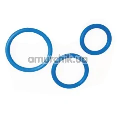 Набор эрекционных колец Menz Stuff Comlete Set of Cockrings, 3 шт - Фото №1