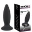 Анальная пробка с вибрацией Black Velvets Rechargeable Plug S, черная - Фото №7