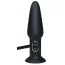 Анальный расширитель с вибрацией True Black Vibrating Anal Plug, черный - Фото №5