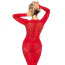 Платье Leg Avenue Lace and Net Bodycon Gown, красное - Фото №6
