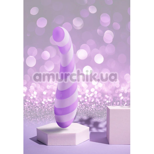 Вібратор для точки G Glitz Purple Pleasure, фіолетовий