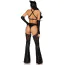 Костюм кішечки-пані Leg Avenue Mistress Kitty чорний: боді зі штанами + рукавички + маска - Фото №4