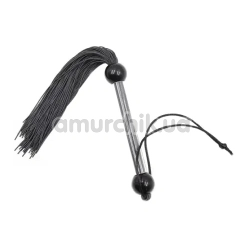 Флоггер DS Fetish Flogger Silicone Temperary S, черный - Фото №1