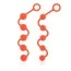 Набор анальных цепочек Posh Silicone “O” Beads, оранжевый - Фото №2