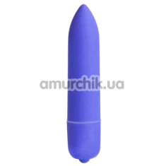 Клиторальный вибратор X-Basic Bullet Long One Speed, фиолетовый - Фото №1