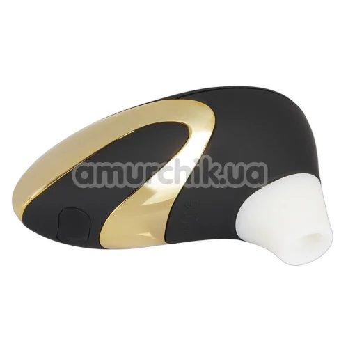 Симулятор орального секса для женщин Womanizer W500 Pro, черно-золотой
