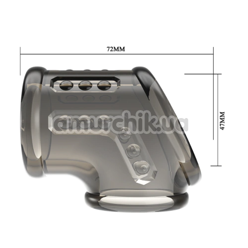 Насадка на пеніс Pretty Love Penis Sleeve Orhan, сіра