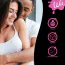 Массажно-оральный лубрикант с согревающим эффектом Wet Fun Flavors 4-in-1 Cupcake, 89 мл - Фото №3