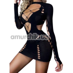 Платье Star Night Sexy Invitation Mini Dress, черное - Фото №1