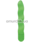 Вибратор Fuck Green Organic Wave Vibrator, зеленый - Фото №1
