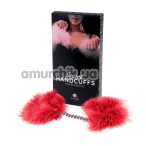Наручники Secret Marabou Handcuffs, червоні - Фото №1