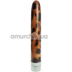 Вібратор Multispeed Super Smoothie 7 Inch Vibrator, леопардовий - Фото №1