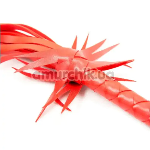 Флогер DS Fetish Flogger With Flower L, червоний