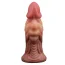 Фалоімітатор Dual-Layered Silicone Nature Cock LV411017, коричневий - Фото №3