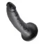 Фалоімітатор King Cock, 19.9 см чорний - Фото №4