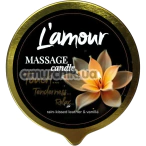 Массажная свеча L'amour Massage Candle Rain-Kissed Leather & Vanilla - кожа и ваниль, 70 мл - Фото №1