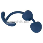 Вагинальные шарики Magic Shiver Love Balls, синие - Фото №1