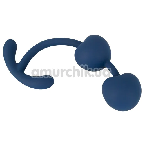 Вагинальные шарики Magic Shiver Love Balls, синие - Фото №1