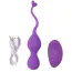 Виброяйцо M-Mello Heart Waves Bullet Vibrator, фиолетовое - Фото №3