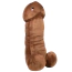М'яка іграшка Shots S-Line Penis Plushie 100 см, коричнева - Фото №3