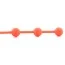 Набор анальных цепочек Posh Silicone “O” Beads, оранжевый - Фото №8
