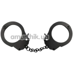 Наручники DS Fetish Metal Handcuffs, чорні - Фото №1