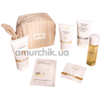 Набір інтимних засобів YESforLOV Valentine's Day Pouch в бежевій косметичці - Фото №1