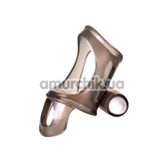 Виброкольцо XLover Cock Ring, черное - Фото №1