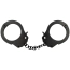Наручники DS Fetish Metal Handcuffs, чорні - Фото №1