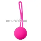 Вагинальный шарик Boss Series Silicone Kegel Ball, розовый - Фото №1