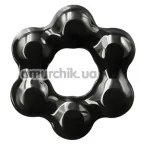 Эрекционное кольцо Renegade Spinner Ring Super Stretchable, чёрное - Фото №1