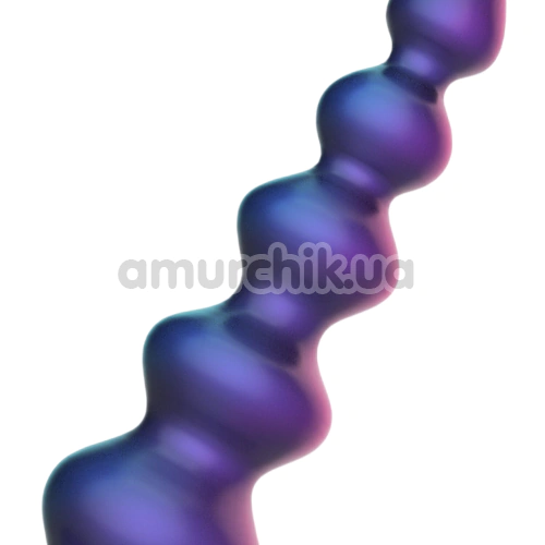 Анальный вибростимулятор Hueman Galaxy Force Anal Beads, фиолетовый