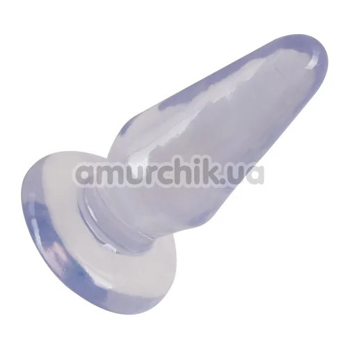 Анальная пробка Crystal Clear Big Plug, прозрачная
