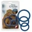 Набор эрекционных колец Sexy Circles Cockring-Set, 3 шт синий - Фото №2