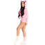 Комбинезон Leg Avenue Sweetheart Bear Velvet Romper, розовый - Фото №6