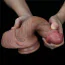 Фаллоимитатор Dual-Layered Silicone Nature Cock LV411051, коричневый - Фото №4