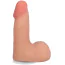 Фалоімітатор Doc Johnson The Realistic Cock With Balls 5, тілесний - Фото №1