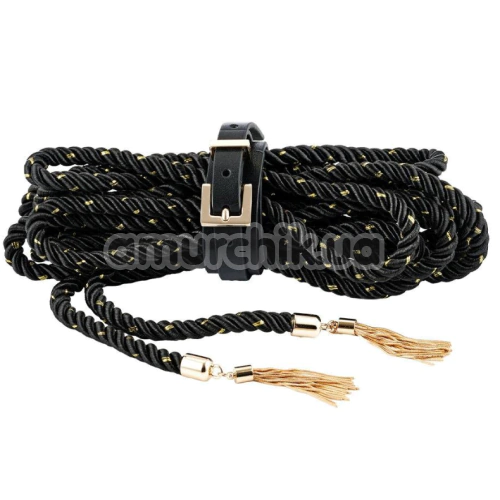 Мотузка Guilty Pleasure Embrace Rope 7M, чорна - Фото №1