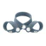 Ерекційне кільце для члена Boners Ball Splitter Cock Ring, синє - Фото №2
