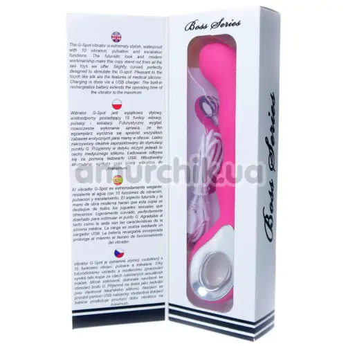 Вібратор для точки G G-spot Vibrator, рожевий