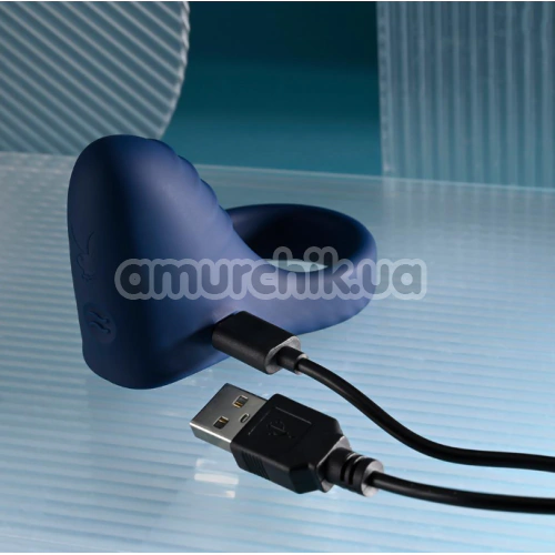 Віброкільце для члена Playboy Pleasure Point, синє