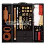 Бондажний набір Lockink All-in-1 BDSM Play Kit, коричневий - Фото №1